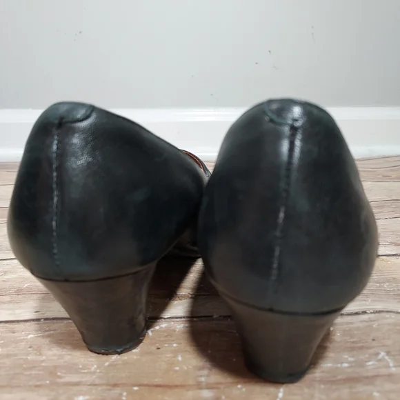 Naya black floral Chalice Mary Jane heels 8.5 - Picture 8 of 12